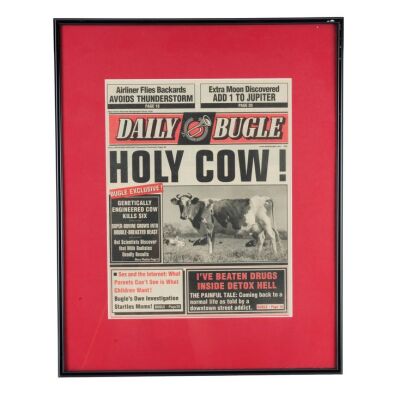 403. Framed "Holy Cow" Daily Bugle Newspaper ### SPIDER-MAN (2002)