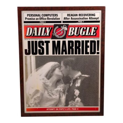 405. Framed Large "Just Married" Daily Bugle Newspaper Cover ### SPIDER-MAN (2002)