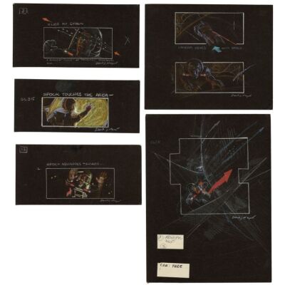 408. Set of Five Hand-Drawn David Negron, Sr. Spock Storyboards ### STAR TREK: THE MOTION PICTURE (1979)