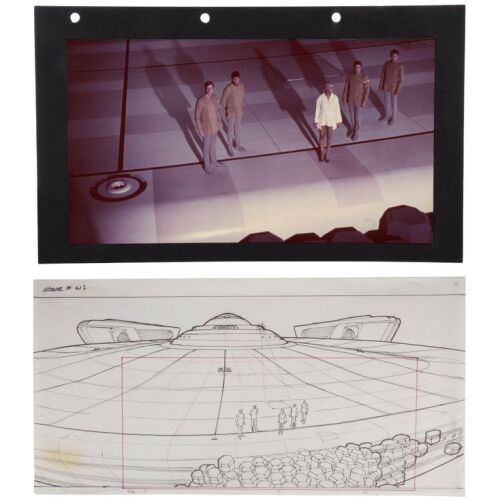 411. Hand-Drawn Andrew Probert Enterprise Crew Before V'Ger Matte Painting Prelim ### STAR TREK: THE MOTION PICTURE (1979)