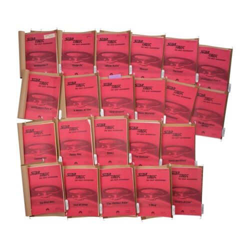 423. Michael and Denise Okuda Collection: Set of Hand-Annotated Season 5 Scripts ### STAR TREK: THE NEXT GENERATION (T.V. SERIES, 1987-1994)