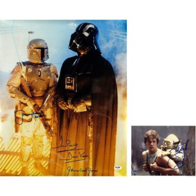 455. James Earl Jones, David Prowse, and Jeremy Bulloch-Autographed Photo with Mark Hamill and Frank Oz-Autographed Photo ### STAR WARS: THE EMPIRE STRIKES BACK (1980)