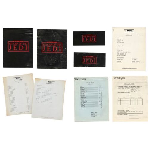 460. Pair of Screening Invites and Pamphlets with Production Paperwork ### STAR WARS: RETURN OF THE JEDI (1983)