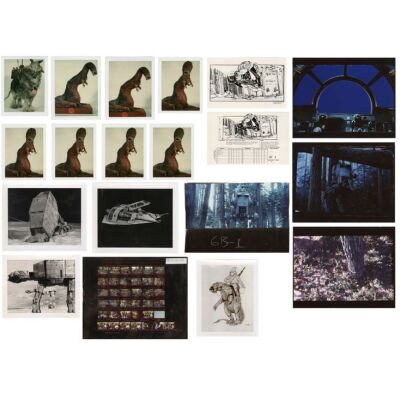 461. Production Photos, VFX Wedges and Behind-The-Scenes Negatives ### STAR WARS: THE EMPIRE STRIKES BACK (1980)/STAR WARS: RETURN OF THE JEDI (1983)