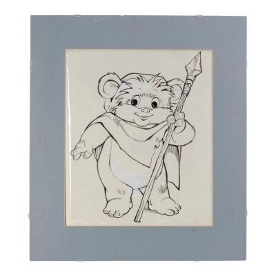 463. William Plumb Collection: Matted Hand-Drawn Pat Paris Wicket Sketch ### STAR WARS: RETURN OF THE JEDI (1983)