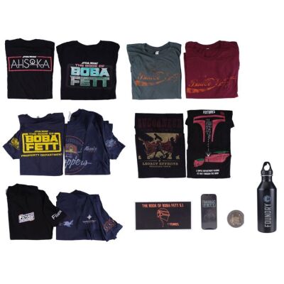 481. Collection of 10 Crew Shirts with Gifts ### THE BOOK OF BOBA FETT (T.V. SERIES, 2021-2022) / AHSOKA (T.V. SERIES, 2023-)