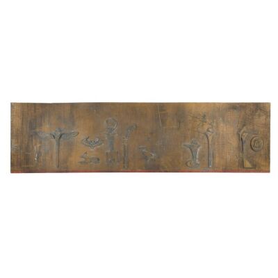 490. Ra's (Jaye Davidson) Pyramid Ship Hull Plate ### STARGATE (1994)