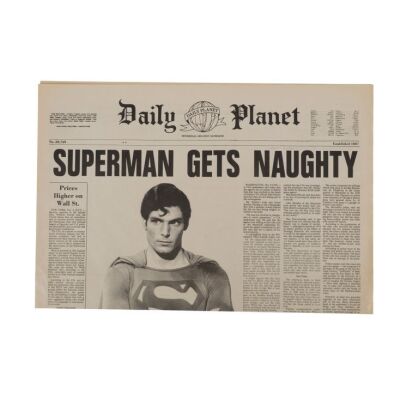 508. Production-Made "Superman Gets Naughty" Daily Planet Newspaper Cover ### SUPERMAN III (1983)