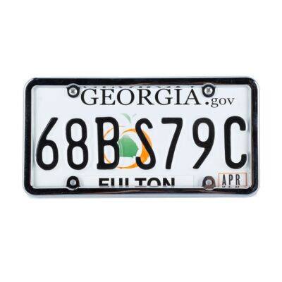 536. Mickey Lobel's (Amy Adams) Production-Made License Plate ### TROUBLE WITH THE CURVE (2012)