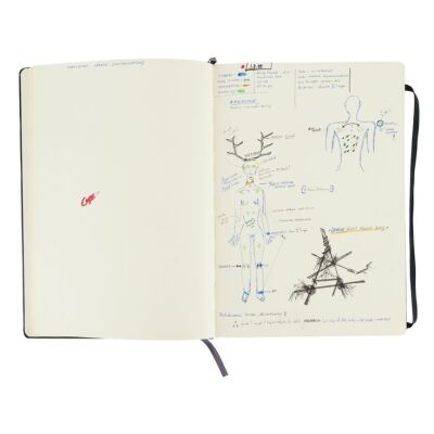 544. Rustin Cohle's (Matthew McConaughey) Production-Made Sketchbook ### TRUE DETECTIVE (T.V. SERIES, 2014 - PRESENT)