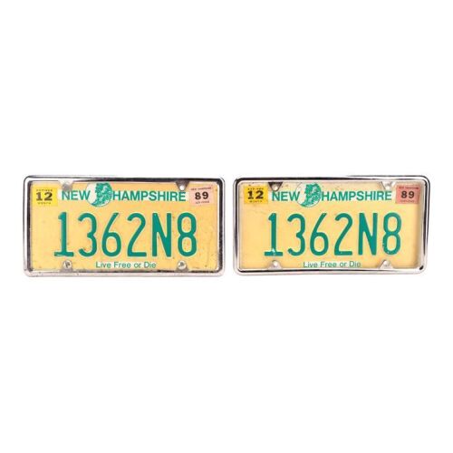 569. Pair of Dr. Leo Marvin's (Richard Dreyfuss) New Hampshire License Plates ### WHAT ABOUT BOB? (1991)