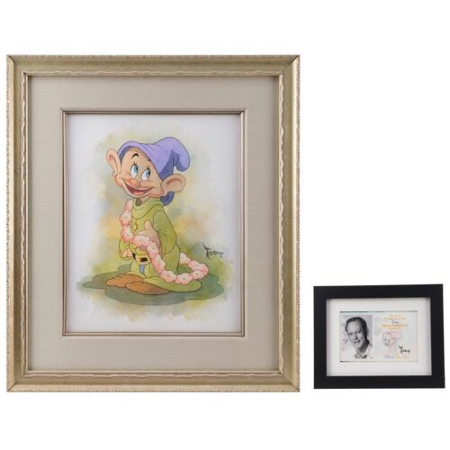 593. Framed Hand-Painted Toby Bluth "Aloha Dopey" Painting with Artist Card ### SNOW WHITE AND THE SEVEN DWARFS (1937)