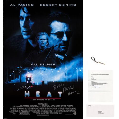 600. Michael Mann's Letters to Mick Jagger and Michael Nathanson with Hand-Signed One-Sheet and Cast-Etched Bullet Crew Gift ### HEAT (1995)