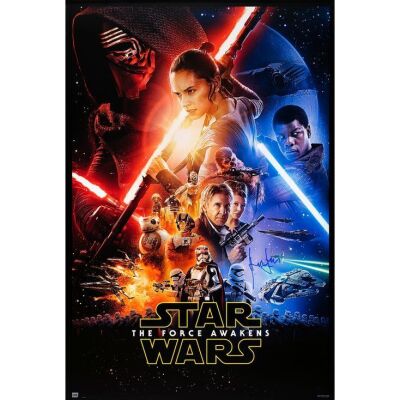 605. Harrison Ford-Autographed Grupo Erik Commercial One-Sheet Reproduction ### STAR WARS: THE FORCE AWAKENS (2015)