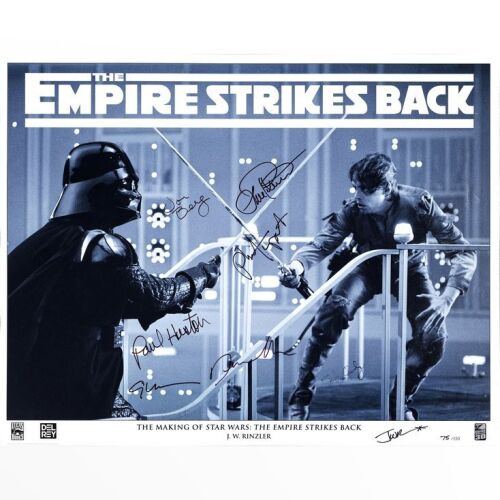 606. J.W. Rinzler Collection: Lucasfilm Crew-Autographed Promotional Poster ### THE MAKING OF STAR WARS: THE EMPIRE STRIKES BACK (BOOK, 2010)
