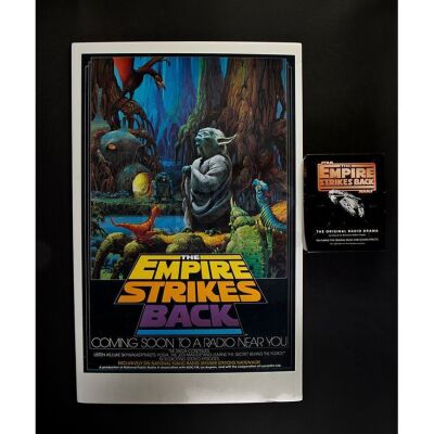 608. 1982 US National Public Radio Poster with Audio Cassette Box Set ### STAR WARS: THE EMPIRE STRIKES BACK (RADIO SERIES, 1983)