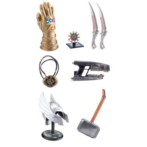 660. Stan Lee-Autographed Thor Helmet and Iron Man Arc Reactor Replicas with Five Additional Prop and Costume Replicas ### MARVEL CINEMATIC UNIVERSE (2008-PRESENT)