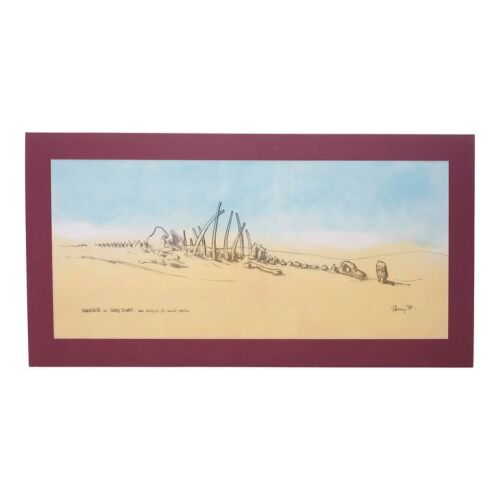 682. Matted Modern John Barry "Dinosaur in Sand Dunes" Print ### STAR WARS: A NEW HOPE (1977)