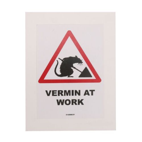 12. Vermin at Work Sticker, 2004 ### BANKSY