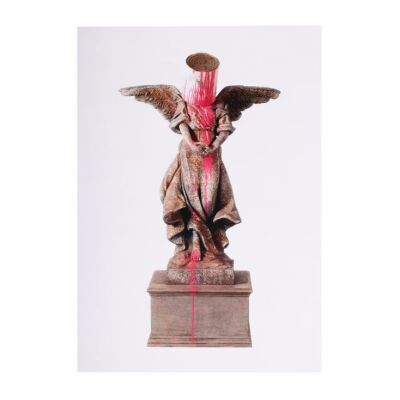 21. Bristol Museum Unpermitted Angel Bust Poster ### BANKSY