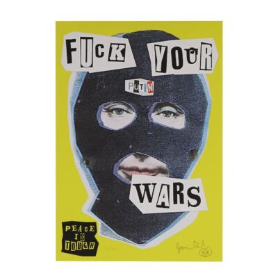 58. Peace Is Tough, 2022 - Signed Limited Edition Print ### JAMIE REID
