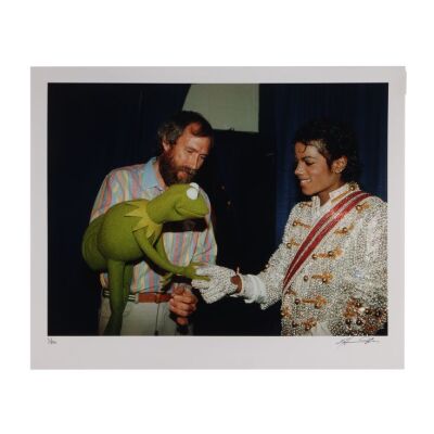 226. Michael Jackson: Michael Jackson with Jim Henson and Kermit the Frog, Victory Tour, 1984 - Signed Limited Edition Print ### HARRISON FUNK