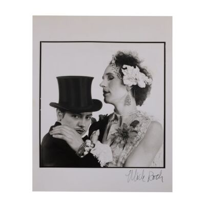 228. Blood and Glitter: Andrew Logan and Friend, 1974 - Signed Archival Print ### MICK ROCK
