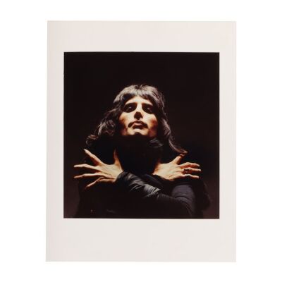 233. Queen: Freddie Mercury, 'Marlene Dietrich' Style, 1974 - Archival Print ### MICK ROCK
