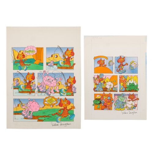 249. The Peter Longden Collection: Original Hand-painted Strips for #87 and #92 ### ADVENTURES OF MAJOR TOM