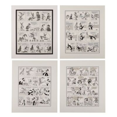 250. The Peter Longden Collection: Original Hand-drawn Strips for Issues #1610, #1613, #1672 and #1676 of TV Comic ### BUGS BUNNY