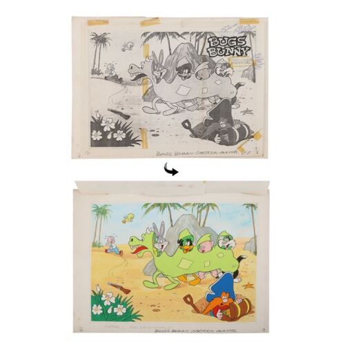 258. The Peter Longden Collection: Bugs Bunny Cartoon Annual 81 Original Hand-painted Artwork ### LOONEY TUNES (1929 - PRESENT)