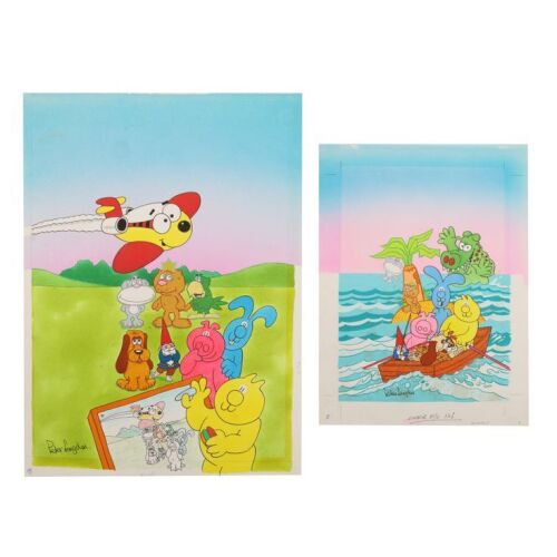 265. The Peter Longden Collection: Cookie Comic #1 and #2 Original Hand-painted Covers ### PIPPIN