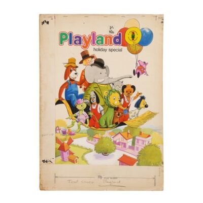 269. The Peter Longden Collection: Holiday Special 1970-1972 Original Hand-painted Cover ### PLAYLAND