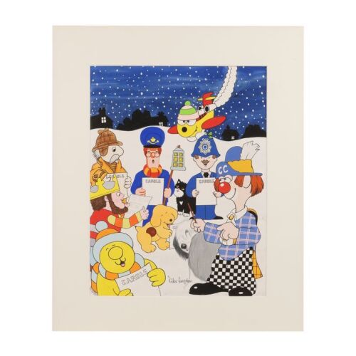 271. The Peter Longden Collection: Buttons Annual 90 Original Hand-painted Cover ### POSTMAN PAT