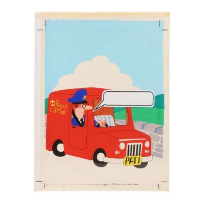 274. The Peter Longden Collection: Postman Pat Weekly 123 Original Hand-painted Cover ### POSTMAN PAT
