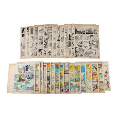 286. The Peter Longden Collection: 30 Original Hand-painted Strips for Tom and Jerry Winter Special, 1976 ### TOM AND JERRY