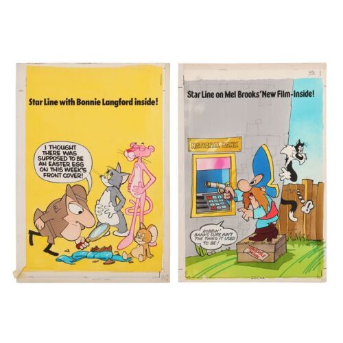 291. The Peter Longden Collection: Original Hand-painted Covers for TV Comic 1686 and 1688 ### TV COMICS