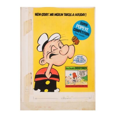292. The Peter Longden Collection: TV Comic 1591 Original Hand-painted Cover ### TV COMICS