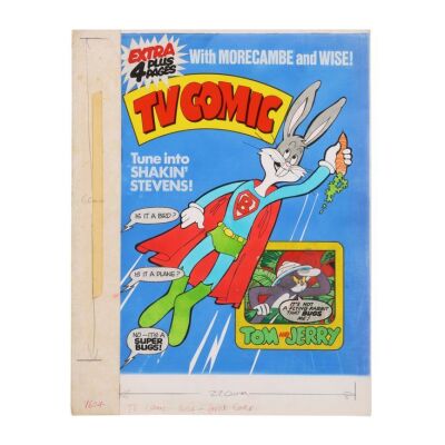 293. The Peter Longden Collection: TV Comic 1604 Original Hand-painted Cover ### TV COMICS
