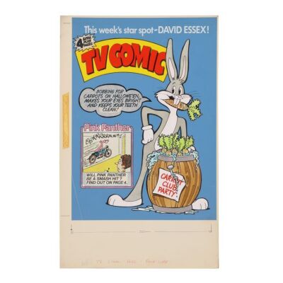 294. The Peter Longden Collection: TV Comic 1610 Original Hand-painted Cover ### TV COMICS
