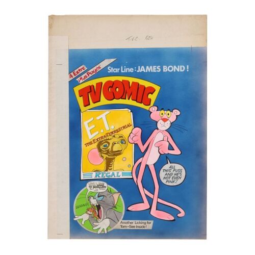 297. The Peter Longden Collection: TV Comic 1628 Original Hand-painted Cover ### TV COMICS