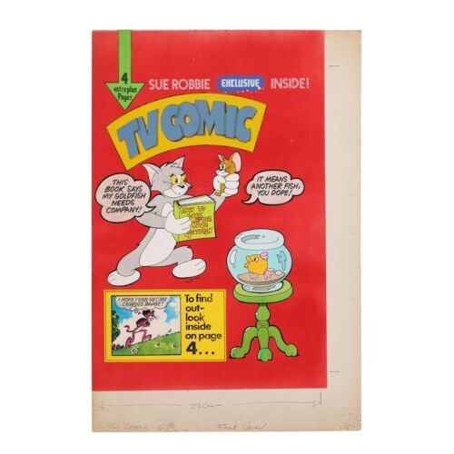 298. The Peter Longden Collection: TV Comic 1639 Original Hand-painted Cover ### TV COMICS