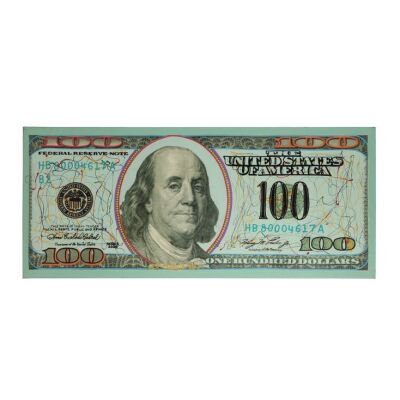 91. New $100 Bill - Original Artwork ### STEVE KAUFMAN