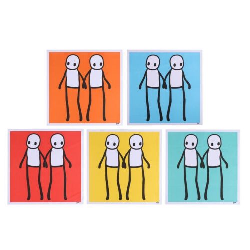 96. Holding Hands - Signed Limited Edition Lithograph Set ### STIK