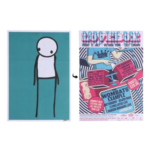97. Deep (Don't Panic) - Signed Lithograph ### STIK