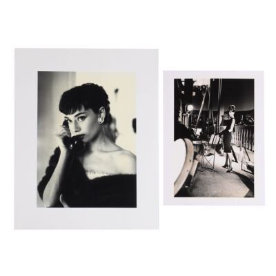 113. Paris When It Sizzles, 1962, and Paramount Studios, c. 1950s - Pair of Audrey Hepburn Photographs ### ROBERT WILLOUGHBLY