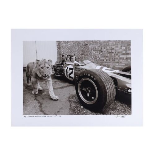 134. Christian the Lion Meets James Hunt, 1970 - Signed Limited Edition Print ### DEREK CATTANI