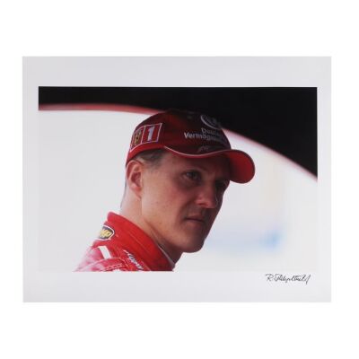 141. Michael Schumacher (Ferrari), 'Close Up', Silverstone, 2003 - Signed Archival Print ### RAINER W. SCHLEGELMILCH