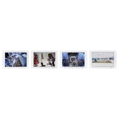 179. Keith Hamshere Collection: Set of Four Behind-the-scenes Prints with Matching Slides ### 2001: A SPACE ODYSSEY (1968)