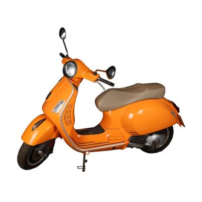 vespa 骨董品 7. Melanie Bush's (Bonnie Langford) Orange Vespa and Helmets
